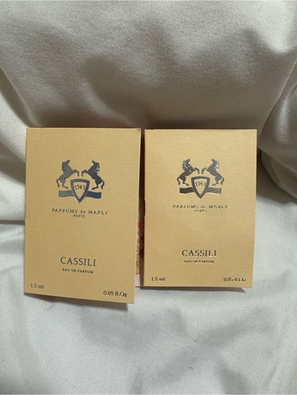 New 2 Parfums de marly Paris Cassili sample